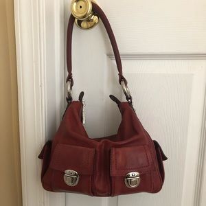 Red Marc Jacobs shoulder hobo bag